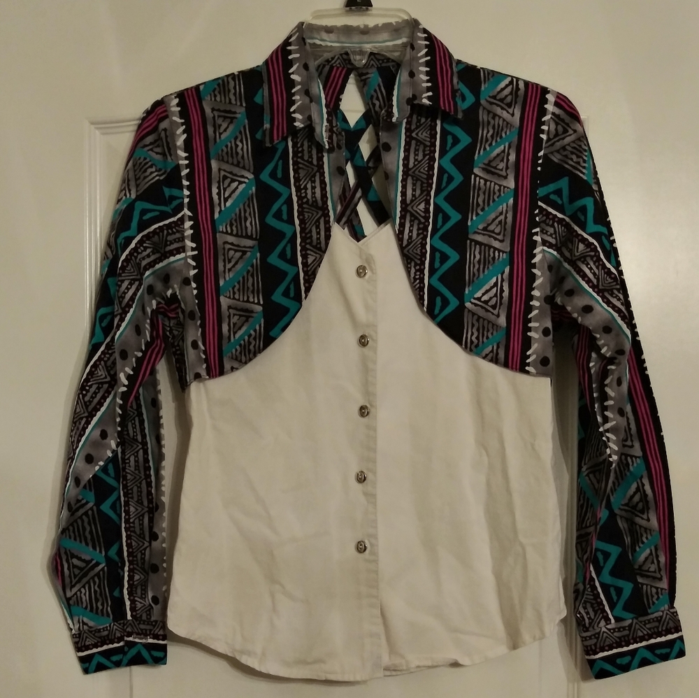 Roughrider By Circle T Button Down Shirt S